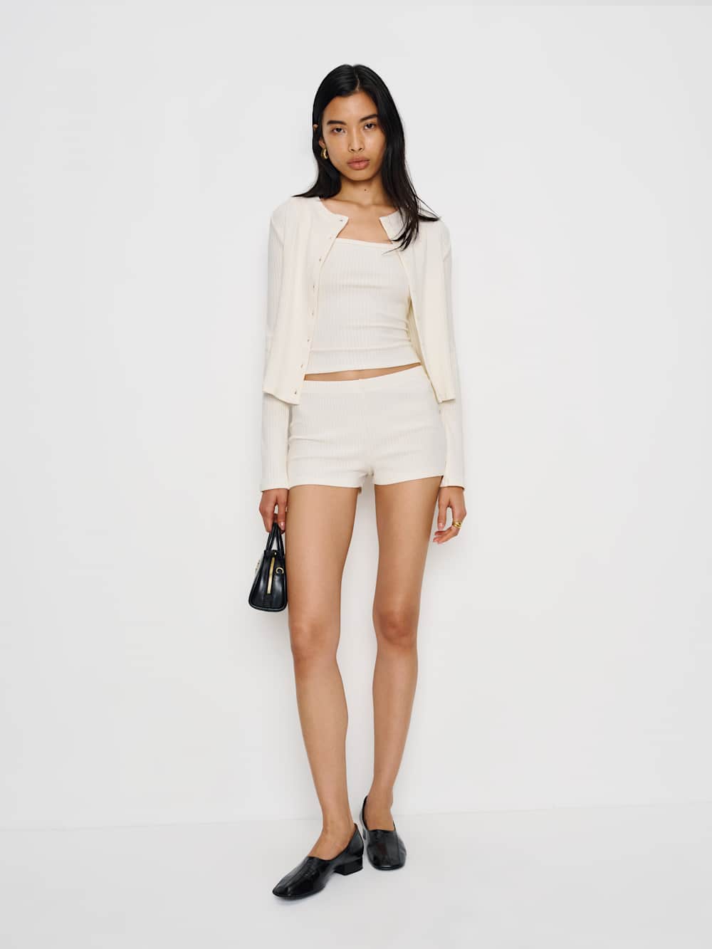 Reformation Kai Knit Three Piece - Fior Di Latte