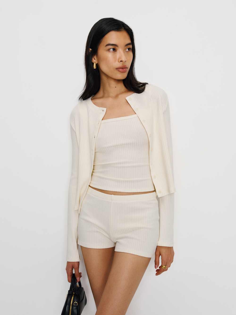 Reformation Kai Knit Three Piece - Fior Di Latte
