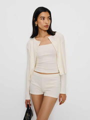 Reformation Kai Knit Three Piece - Fior Di Latte