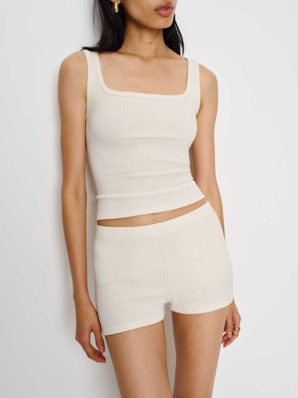 Reformation Kai Knit Three Piece - Fior Di Latte