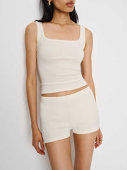 Reformation Kai Knit Three Piece - Fior Di Latte