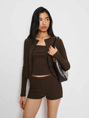 Reformation Kai Knit Three Piece - Mole