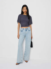 Reformation Avery Knit Top - Dream Dot