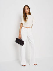 Reformation Avery Knit Top - Fior Di Latte