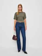 Reformation Avery Knit Top - Poppyseed