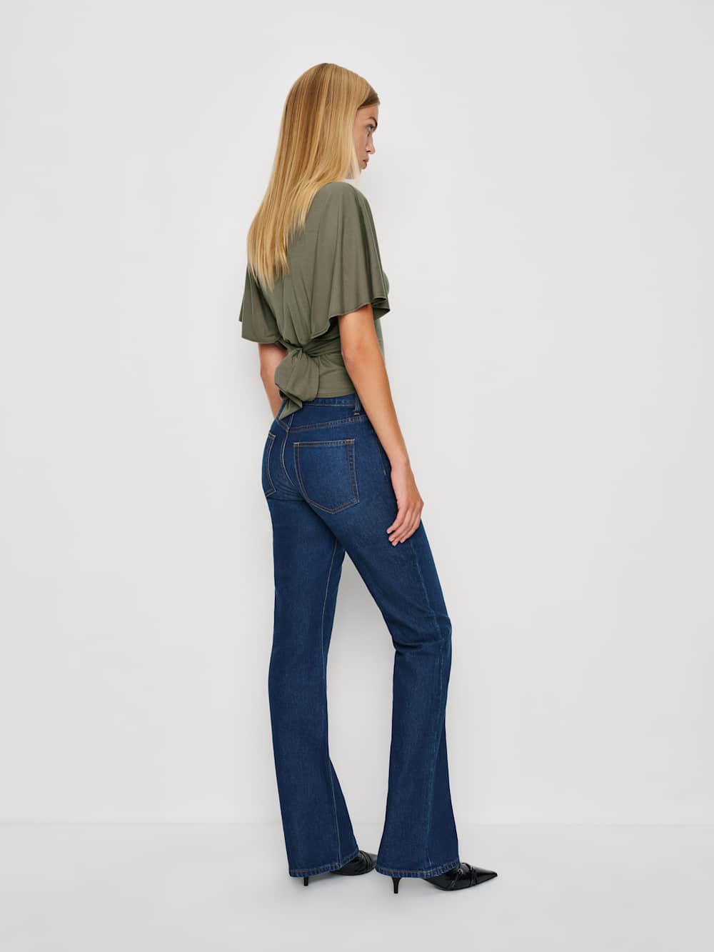 Reformation Avery Knit Top - Poppyseed