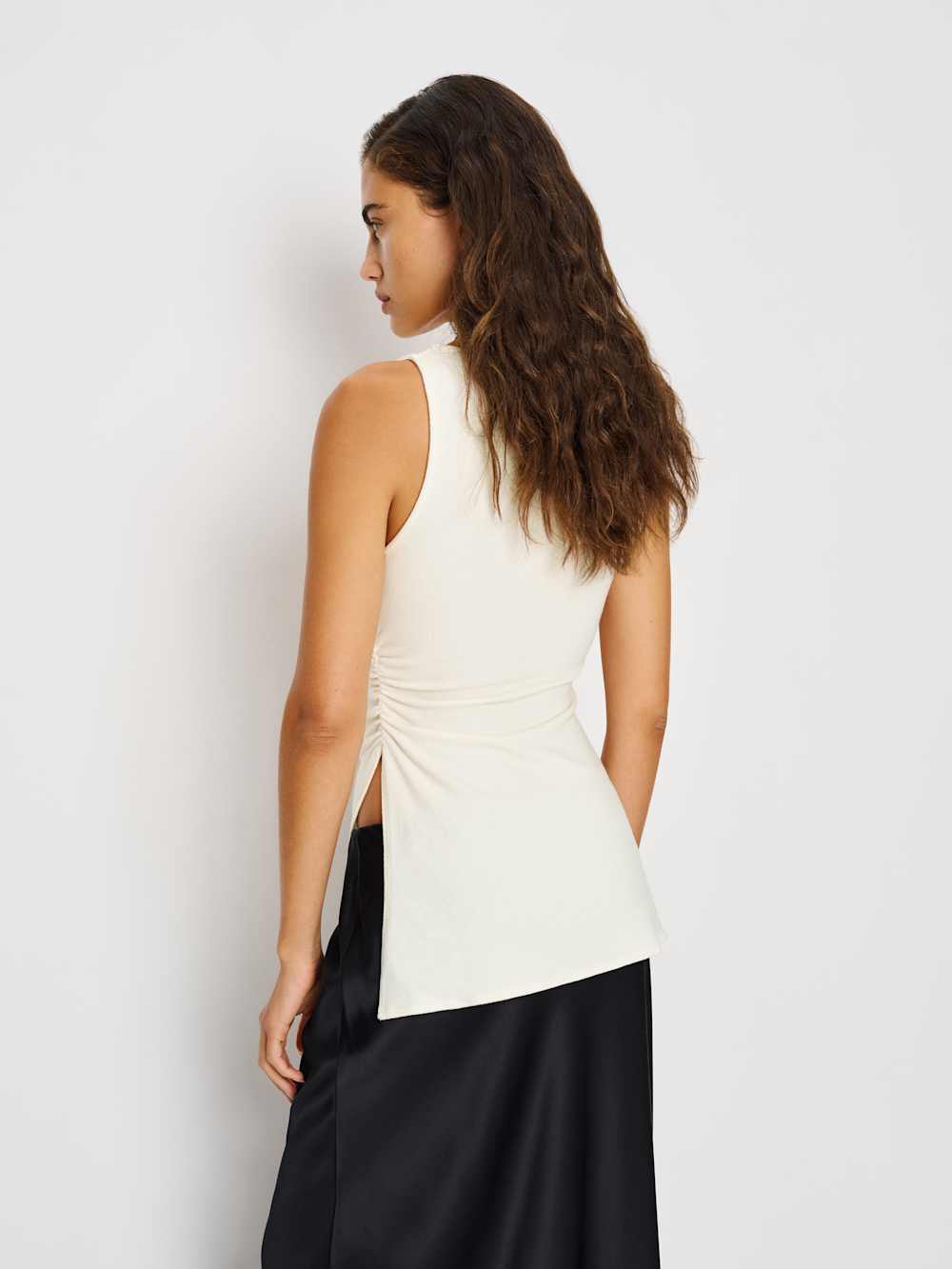 Reformation Walker Knit Top - Fior Di Latte