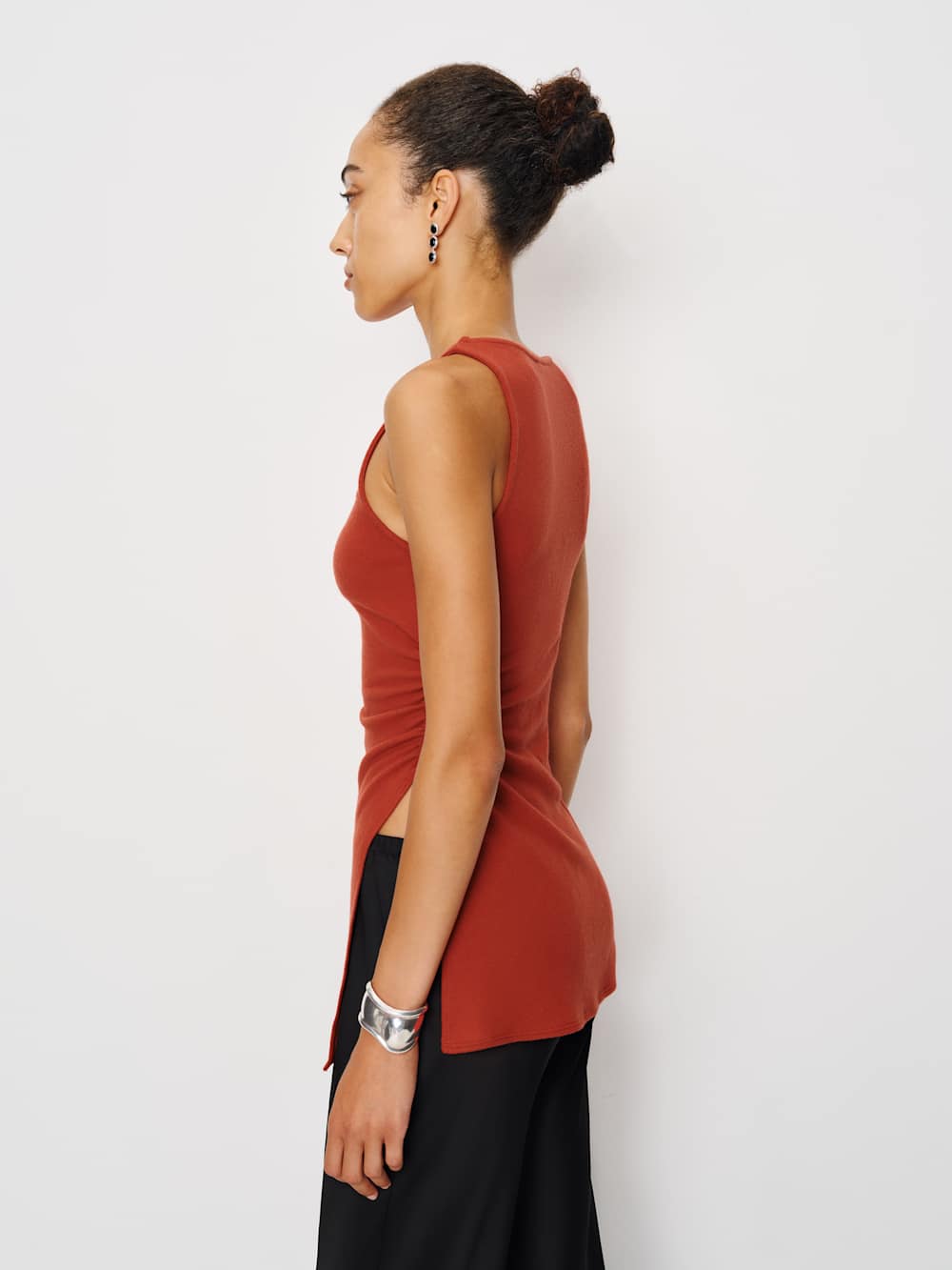 Reformation Walker Knit Top - Sundried Tomato