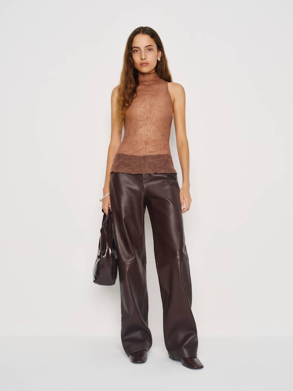 Reformation Kenji Knit Top - Bare