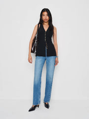 Reformation Rowe Vest - Black