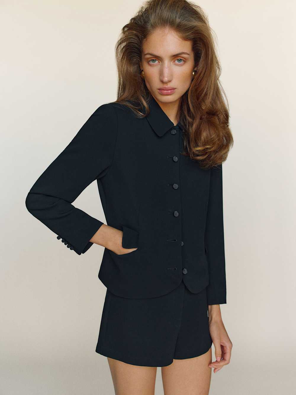 Reformation Ashton Two Piece - Black