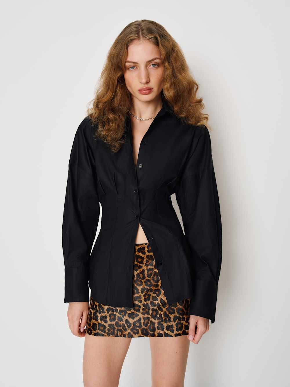 Reformation Vanta Shirt - Black