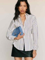 Reformation Vanta Shirt - Summer Day Stripe