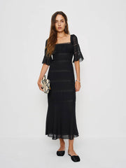 Reformation Laverna Dress - Black