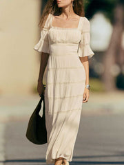 Reformation Laverna Dress - Cream