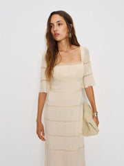 Reformation Laverna Dress - Cream