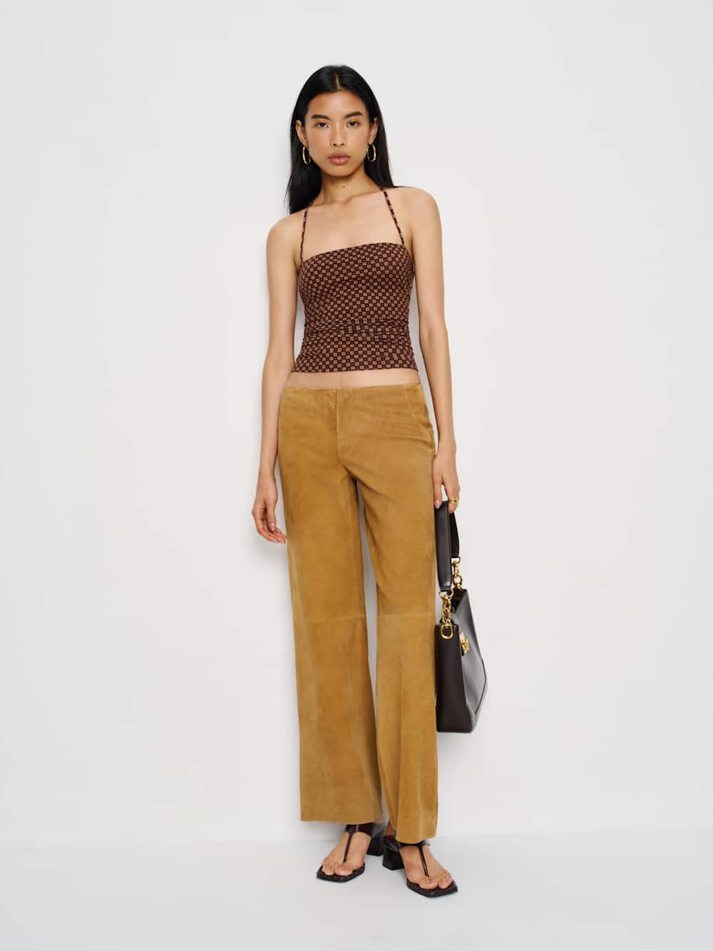 Reformation Joni Knit Top - Date Shake
