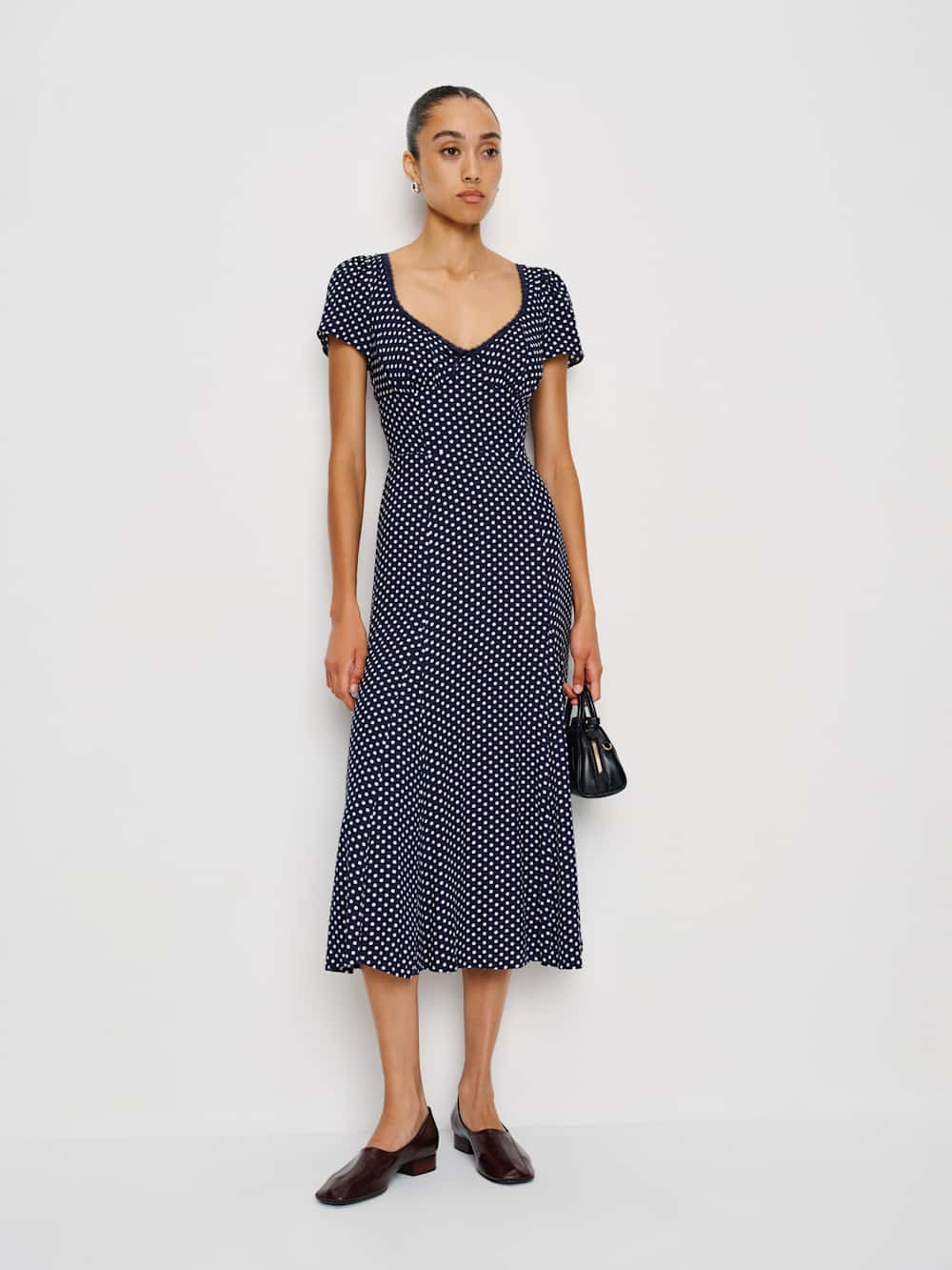 Reformation Afton Dress - Dream Dot