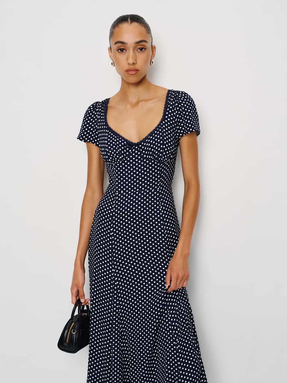 Reformation Afton Dress - Dream Dot
