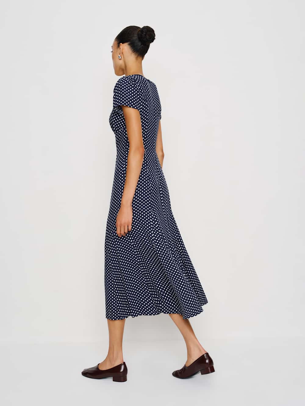 Reformation Afton Dress - Dream Dot