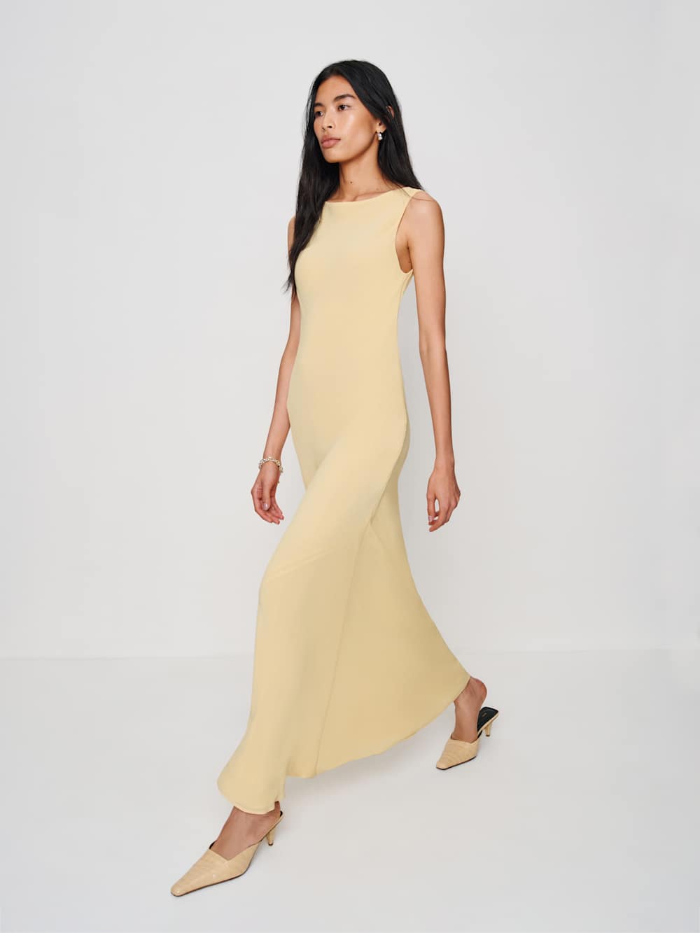 Reformation Prescott Dress - Parmesan