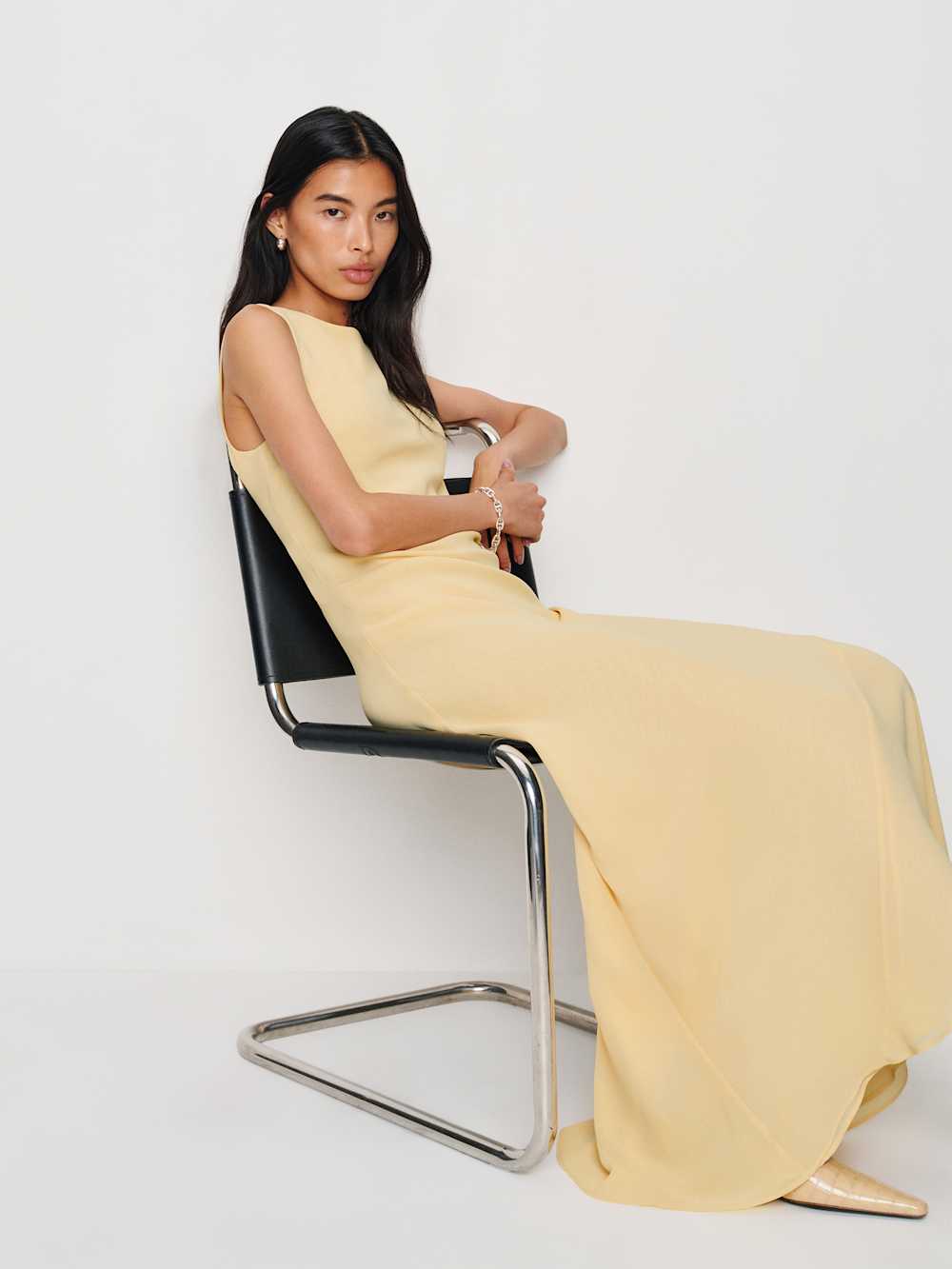 Reformation Prescott Dress - Parmesan