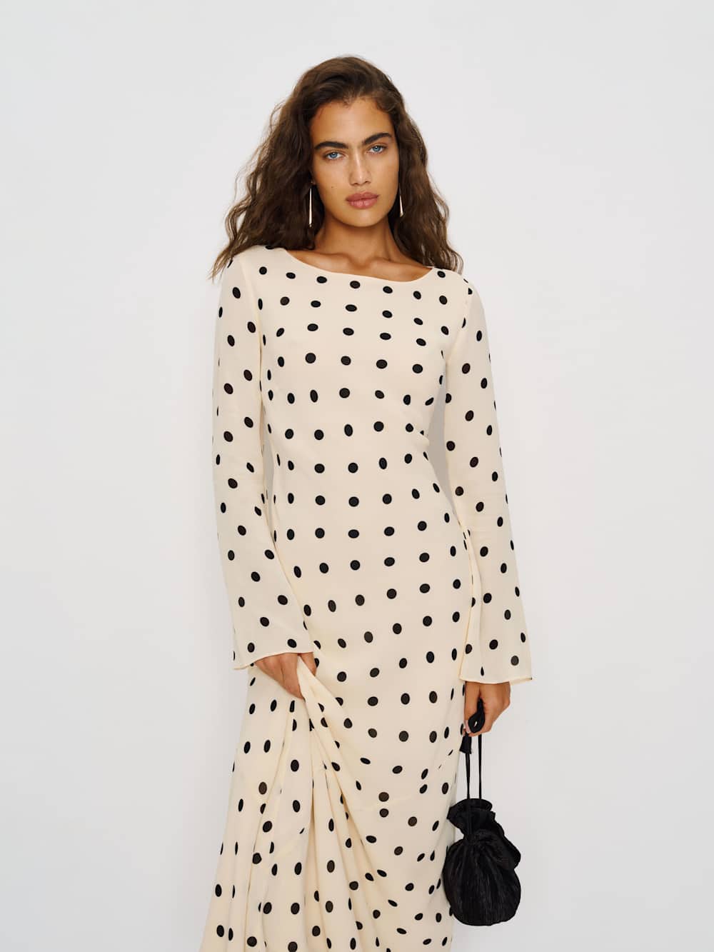 Reformation Esra Dress - Sundae Dot