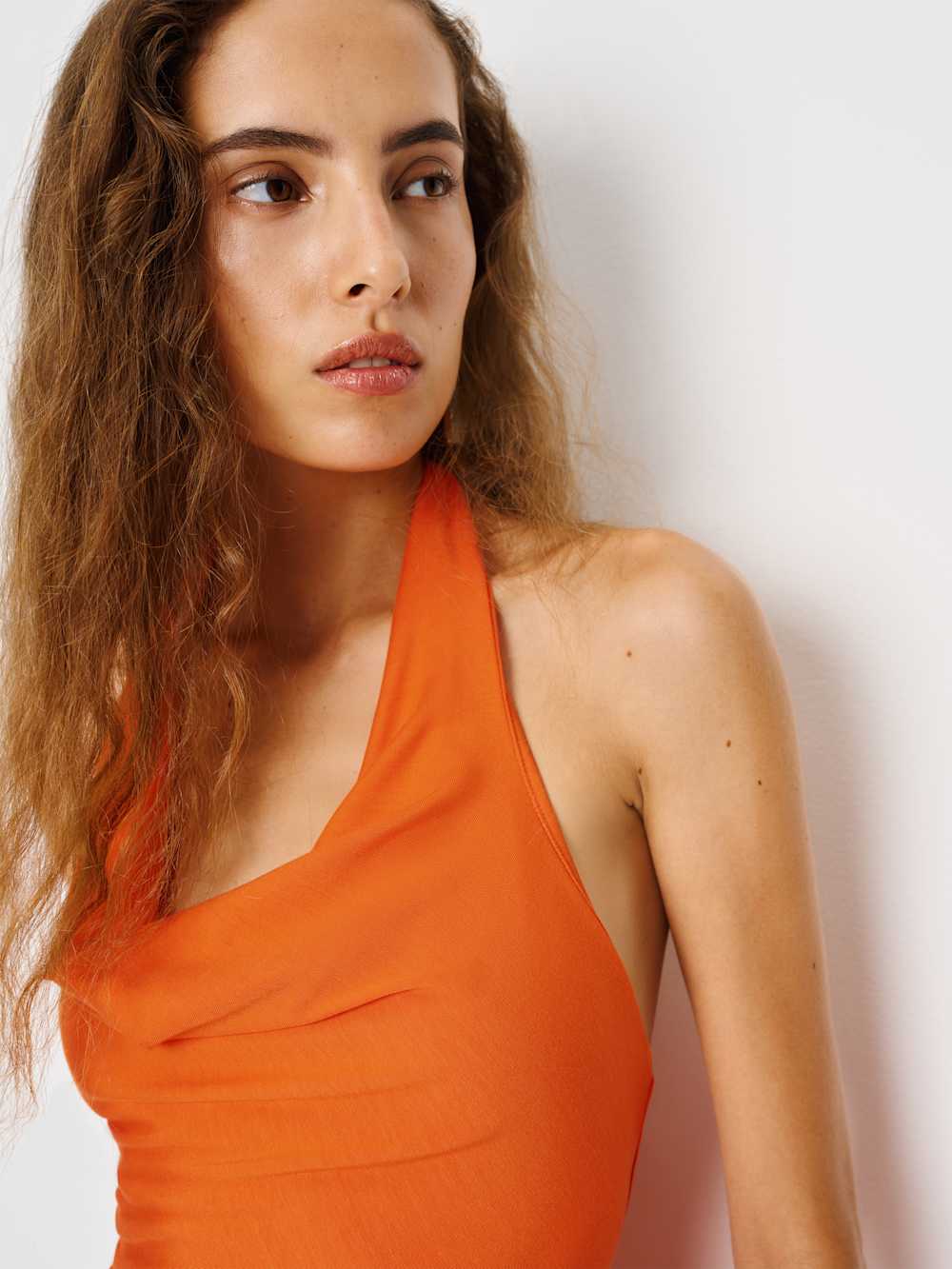 Reformation Niccola Knit Dress - Flame