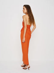 Reformation Niccola Knit Dress - Flame