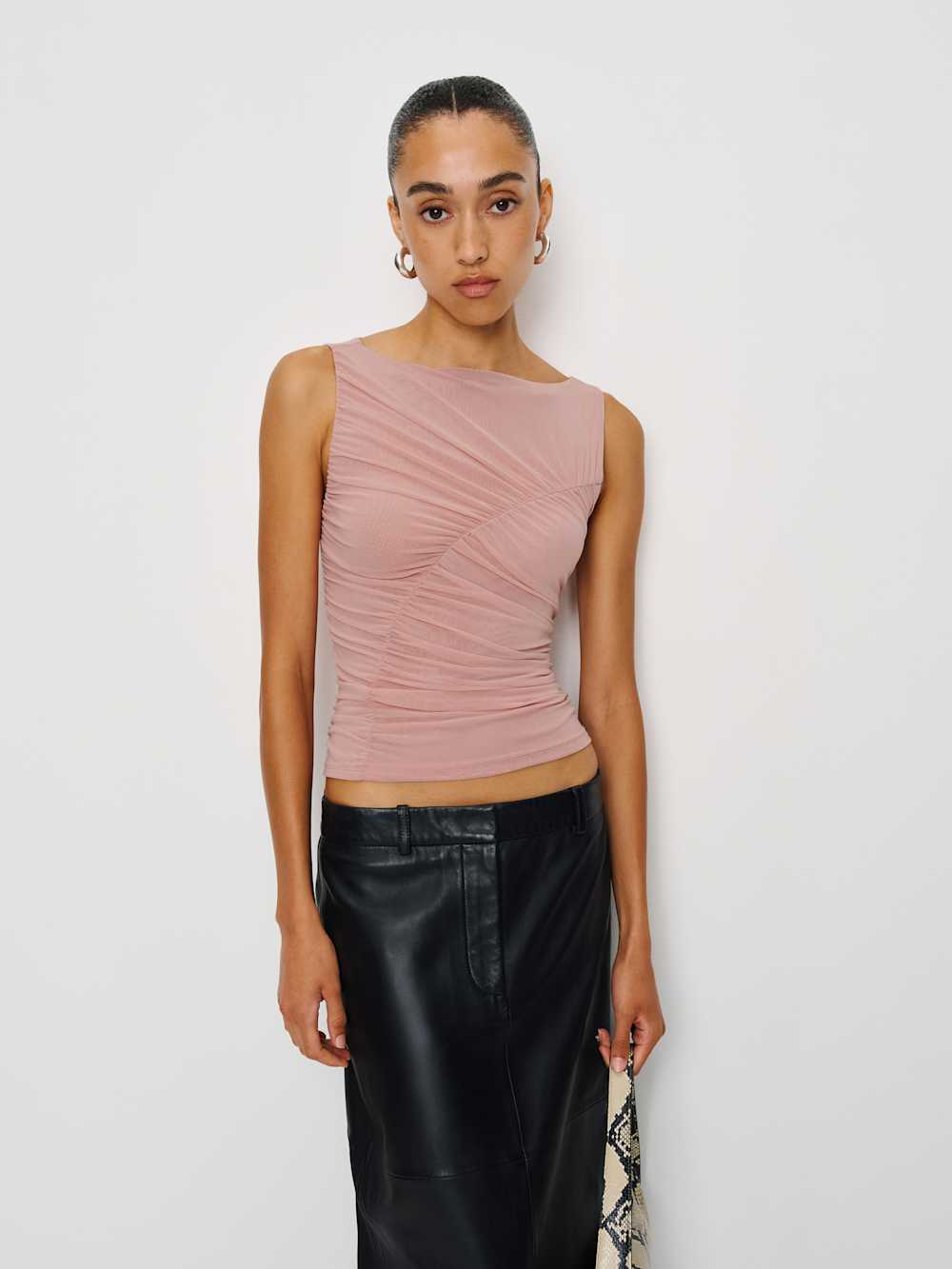 Reformation Rosie Knit Top - Blush