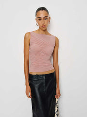Reformation Rosie Knit Top - Blush