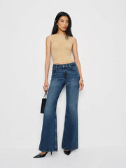 Reformation Rosie Knit Top - Cream