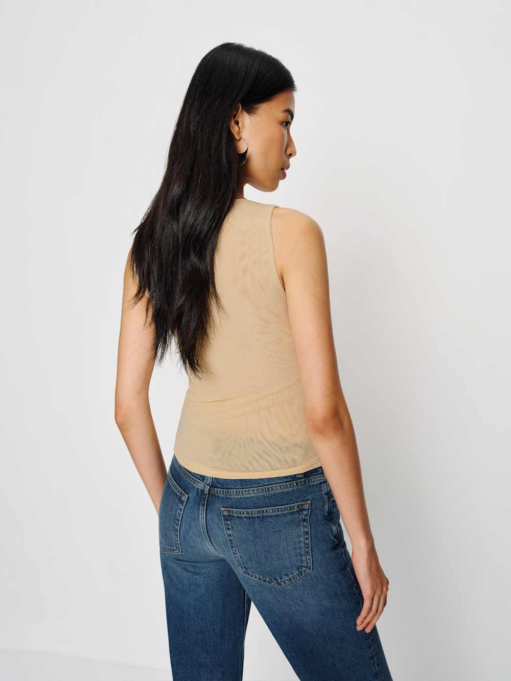 Reformation Rosie Knit Top - Cream