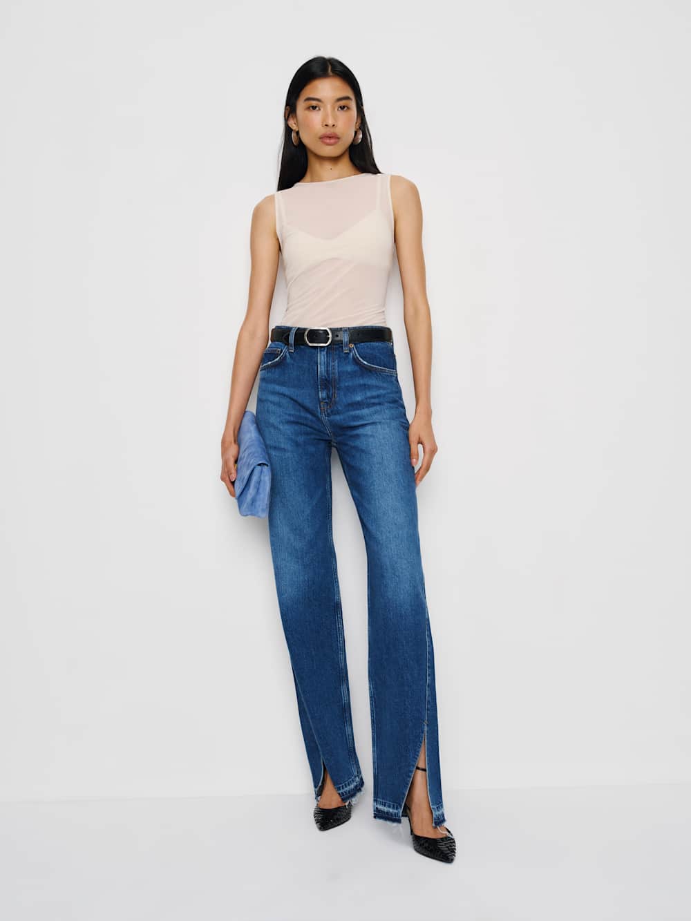 Reformation Eyre Knit Top - Ivory