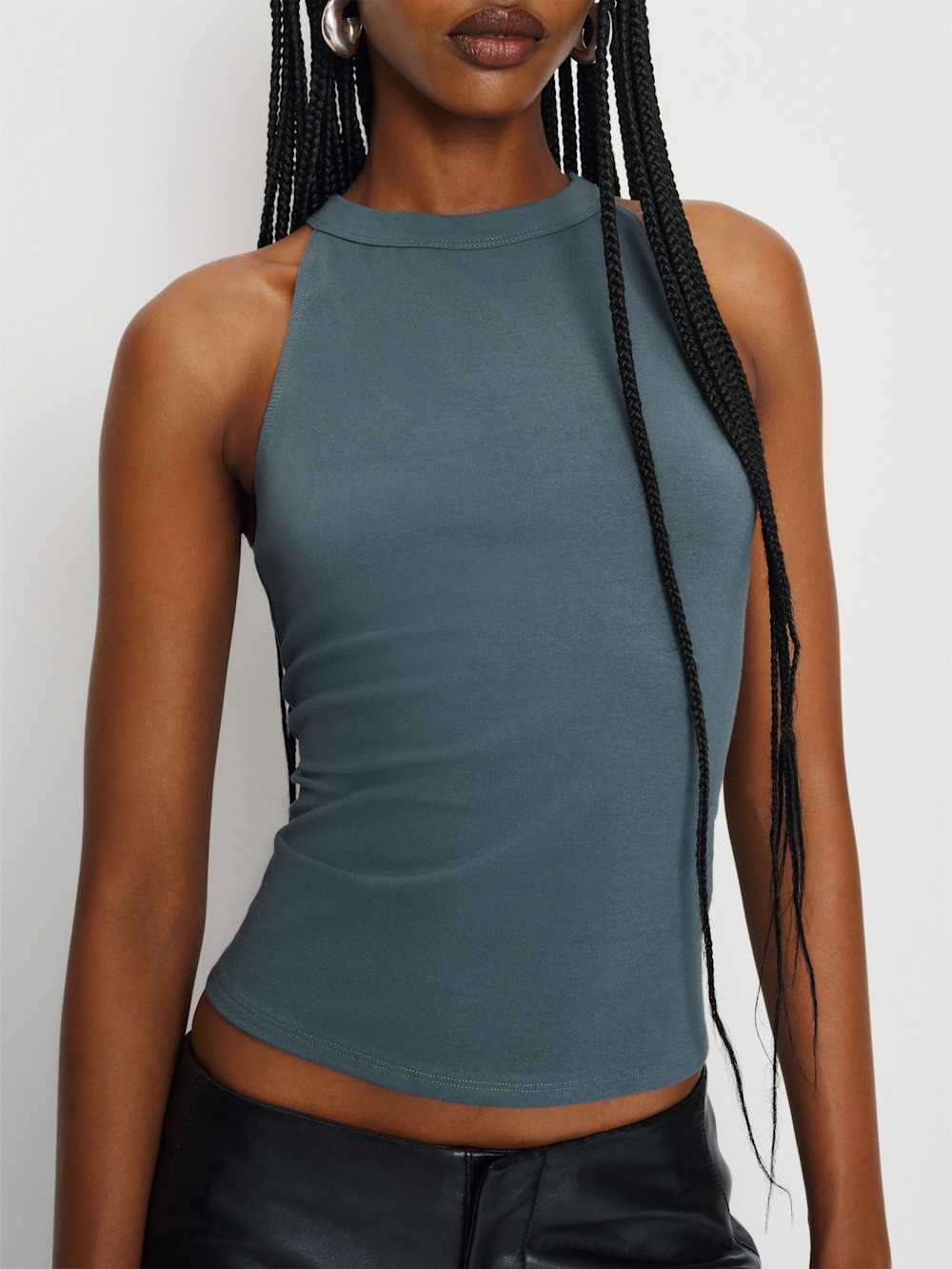 Reformation Lucas Knit Top - Slate