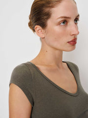 Reformation Mateo Knit Top - Poppyseed