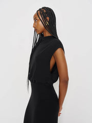 Reformation Emmeline Knit Dress - Black