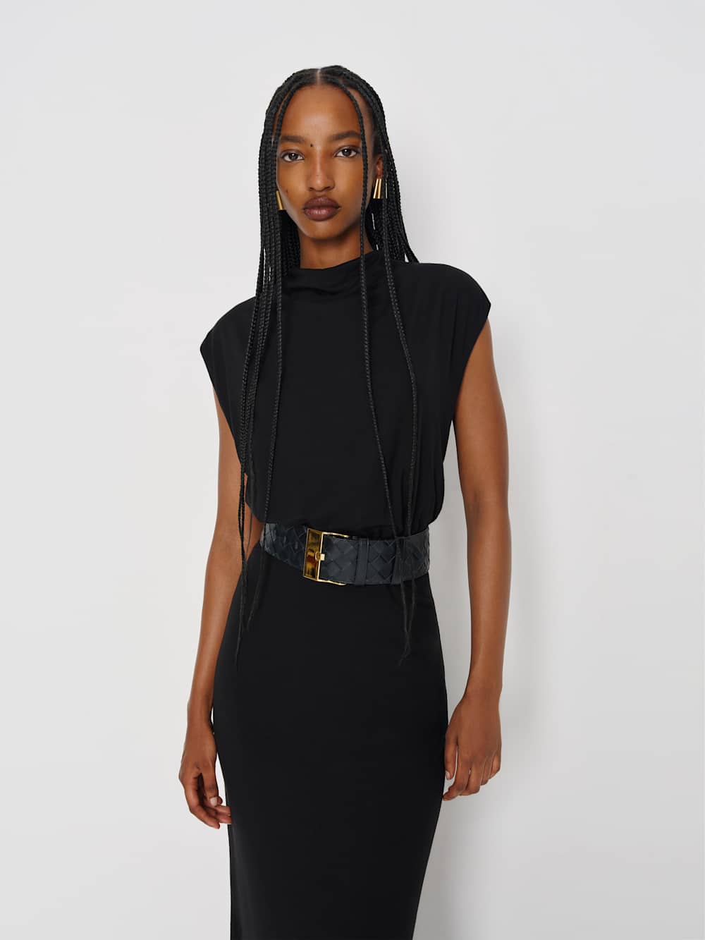 Reformation Emmeline Knit Dress - Black