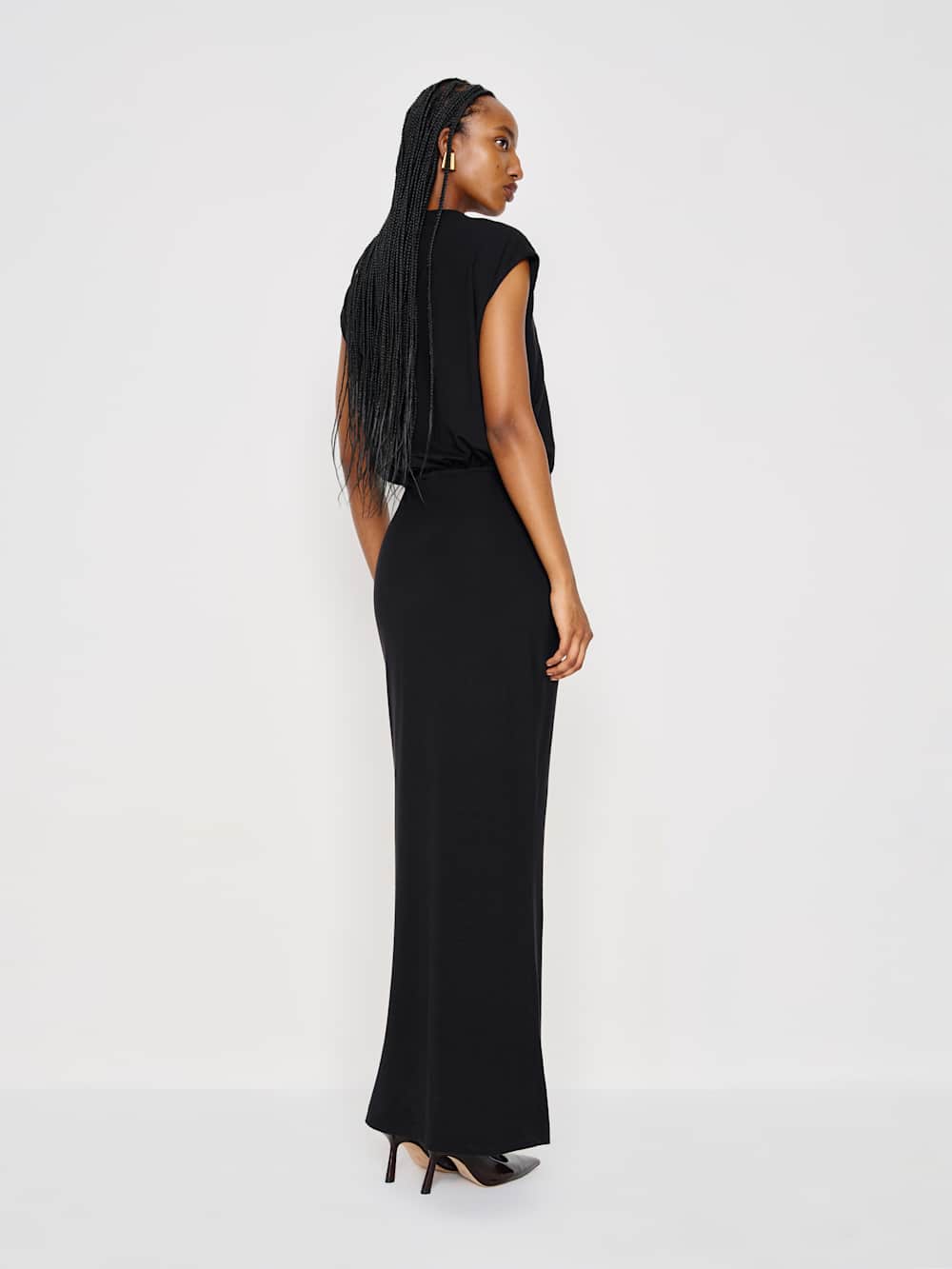 Reformation Emmeline Knit Dress - Black