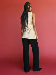 Reformation Addie Silk Top - Sugar