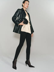 Reformation Camilla Silk Top - Almond