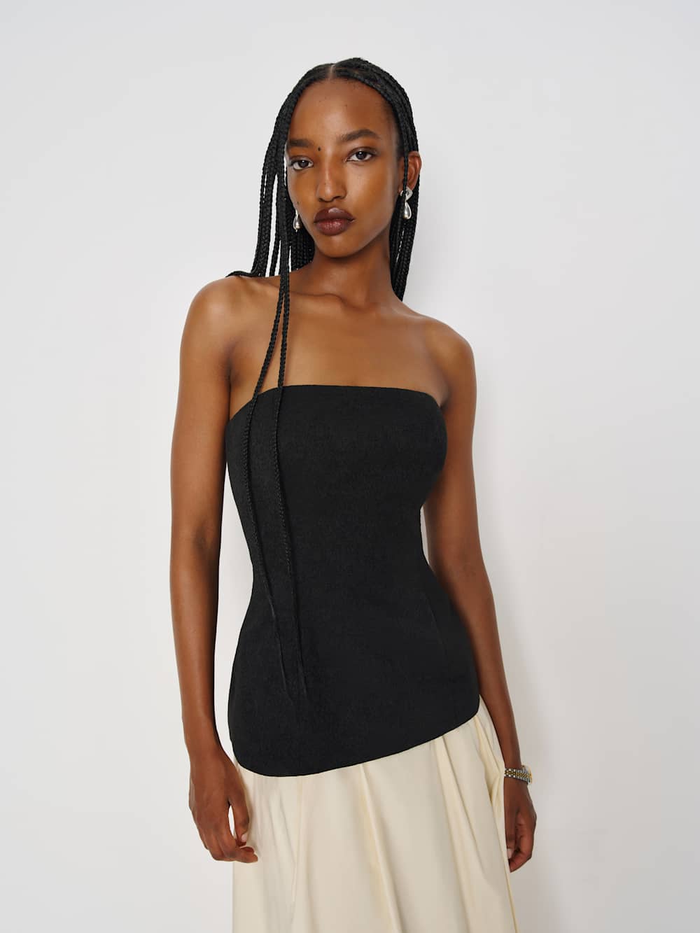 Reformation Jess Two Piece - Black And Sugar