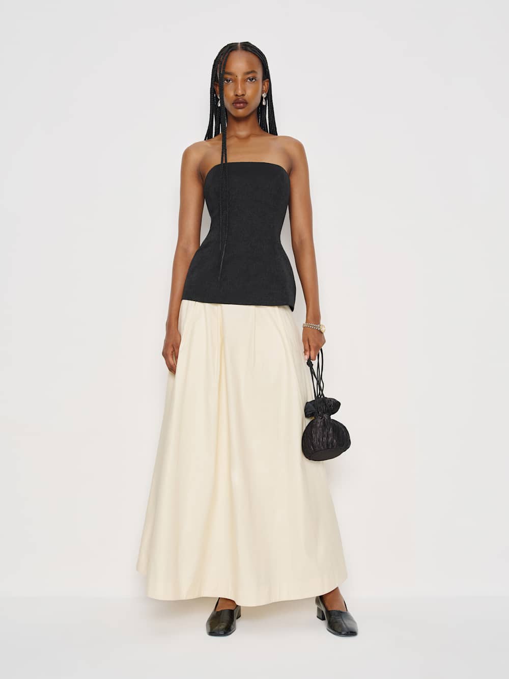 Reformation Jess Two Piece - Black And Sugar