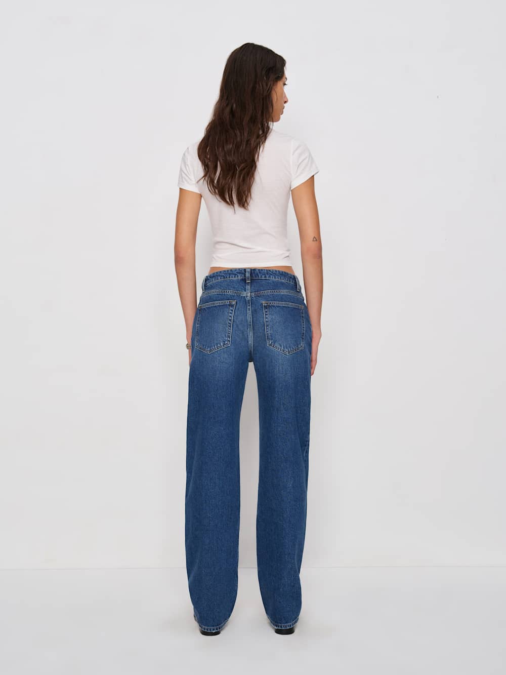 Reformation Charlee Low Rise Straight Leg Short Jeans - Maggiore