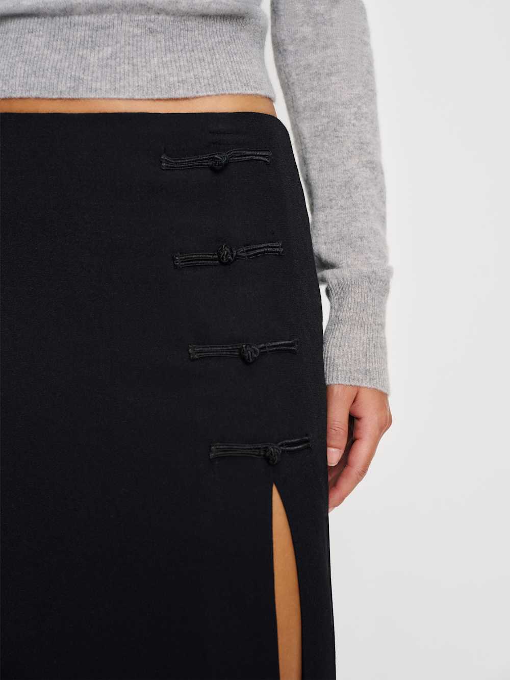 Reformation Jeane Skirt - Black