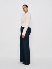 Reformation Cary Low Rise Slouchy Wide Leg Long Jeans - Ondine