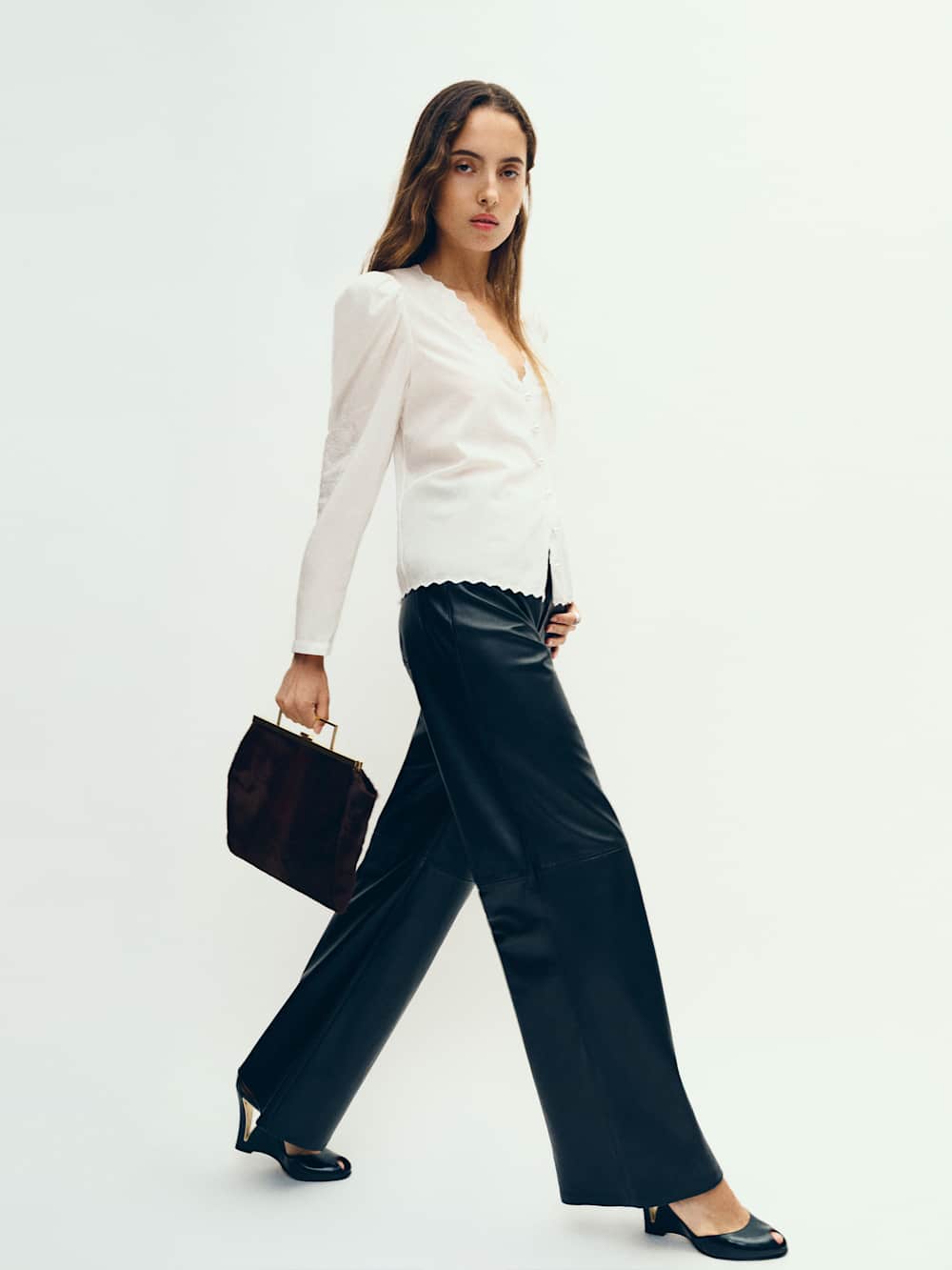 Reformation Hemsley Top - White