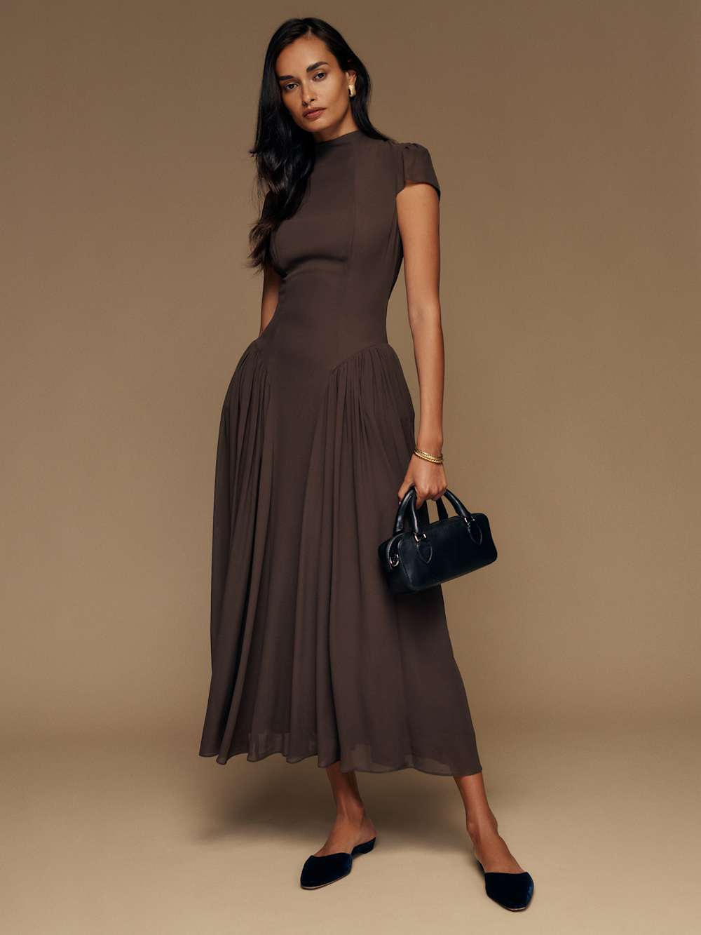 Reformation Petites Maven Dress - Mole