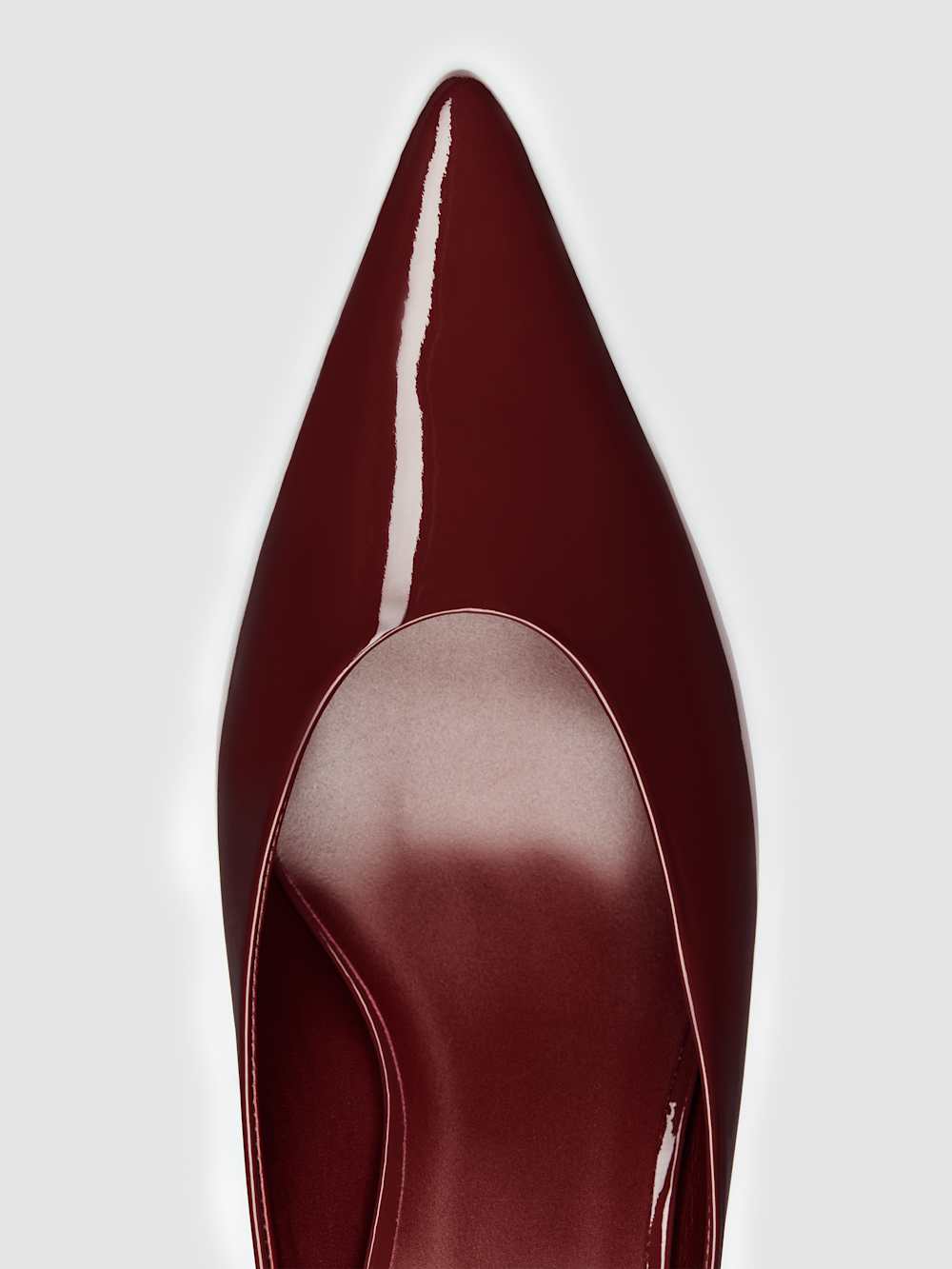Reformation Marilyn Wedge Mule - Berry Jam Patent