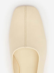 Reformation Inez Pump - Cream Puff Leather